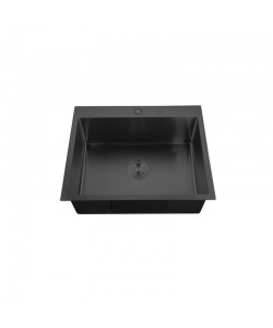 MIXXUS HM5045-215 NANO-BLACK (3.0/0.8) chiuveta bucatarie din inox