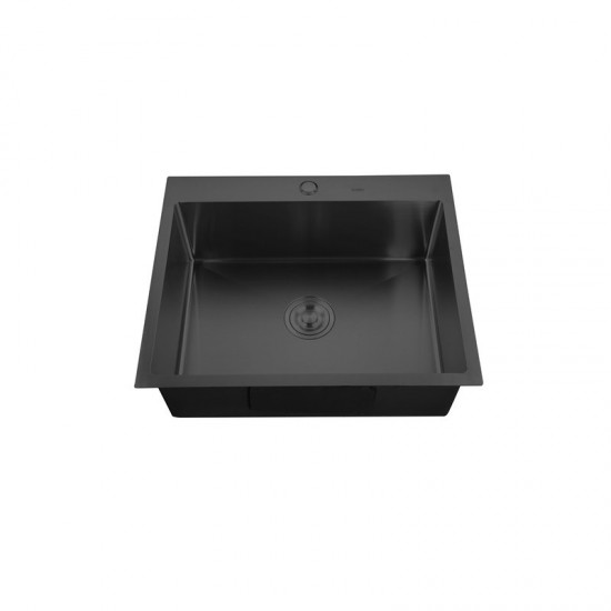 MIXXUS HM5045-215 NANO-BLACK (3.0/0.8) chiuveta bucatarie din inox