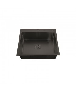MIXXUS HM5843-215 NANO-BLACK (3.0/0.8) chiuveta bucatarie din inox