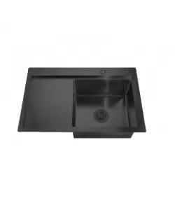 MIXXUS HM7849R-215 NANO-BLACK (3.0/0.8) chiuveta bucatarie din inox MIXXUS HM7849R-215 NANO-BLACK (3.0/0.8) chiuveta bucatarie din inox