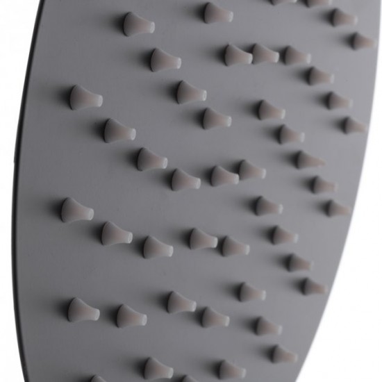 MIXXUS SH-04 BLACK cap de dus din otel inoxidabil