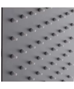 MIXXUS SH-06 BLACK cap de dus din otel inoxidabil