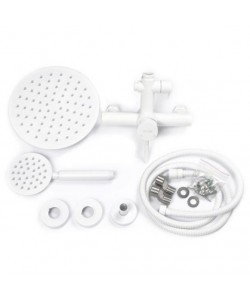 MIXXUS SUS-003-J WHITE baterie baie cu coloana de dus din otel inoxidabil