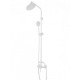 MIXXUS SUS-003-J WHITE baterie baie cu coloana de dus din otel inoxidabil MIXXUS SUS-003-J WHITE baterie baie cu coloana de dus din otel inoxidabil
