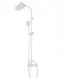 MIXXUS SUS-003-J WHITE baterie baie cu coloana de dus din otel inoxidabil MIXXUS SUS-003-J WHITE baterie baie cu coloana de dus din otel inoxidabil
