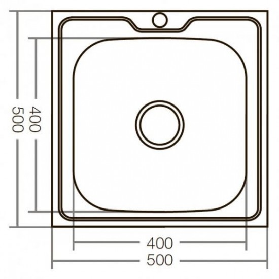 MIXXUS Z5050-08-180MD chiuveta bucatarie din inox MIXXUS Z5050-08-180MD chiuveta bucatarie din inox