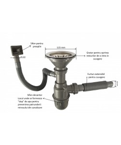 MIXXUS Z510-08-180D chiuveta bucatarie din inox