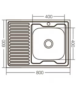 MIXXUS Z8060R-06-160E chiuveta bucatarie din inox