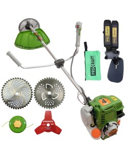 Motocoasa benzina Procraft T5600, 4T, 7.8CP, 9000 rpm, 3 sisteme de taiere