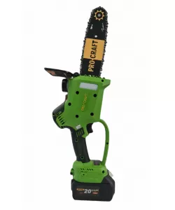 Motofierastrau cu acumulator Procraft PKA20, Li-ion, 20 V, 4.0 Ah, 4600 rotatii, Brushless, Lama 24 cm