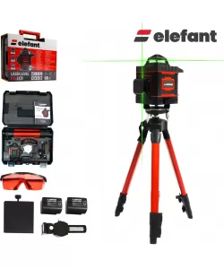 Nivela laser cu display LCD si trepied ELEFANT E16-LCD, 16 linii ±2 mm/5m, 40 m, Timp de nivelare ≤ 5s Nivela laser cu display LCD si trepied ELEFANT E16-LCD, 16 linii ±2 mm/5m, 40 m, Timp de nivelare ≤ 5s