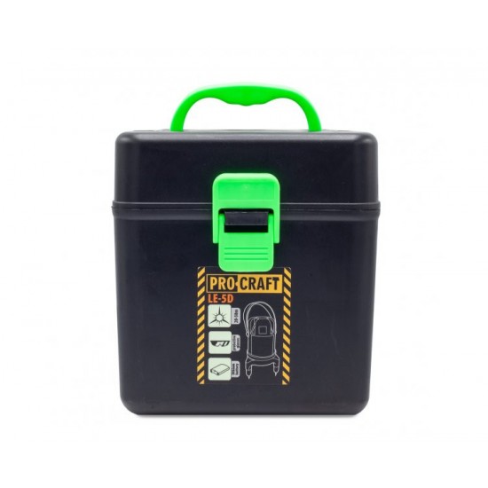 Nivela laser PROCRAFT LE-5D , 3.7 V / 2200 mAh