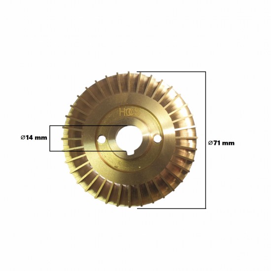 Paleta turbina din alama pentru pompa submersibila tip SKM100/SKM150, Elefant