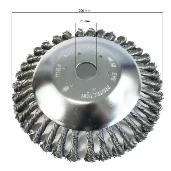 Perie de sarma motocoasa 200 mm, Elefant Perie de sarma motocoasa 200 mm, Elefant