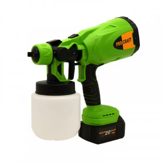 Pistol de vopsit cu acumulator 800W PROCRAFT PSE20