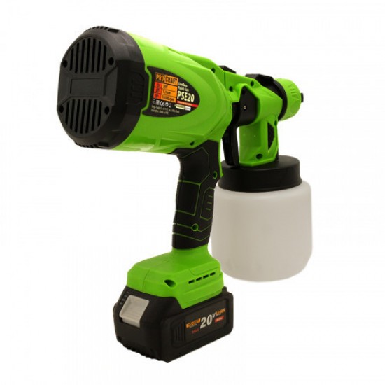 Pistol de vopsit cu acumulator 800W PROCRAFT PSE20