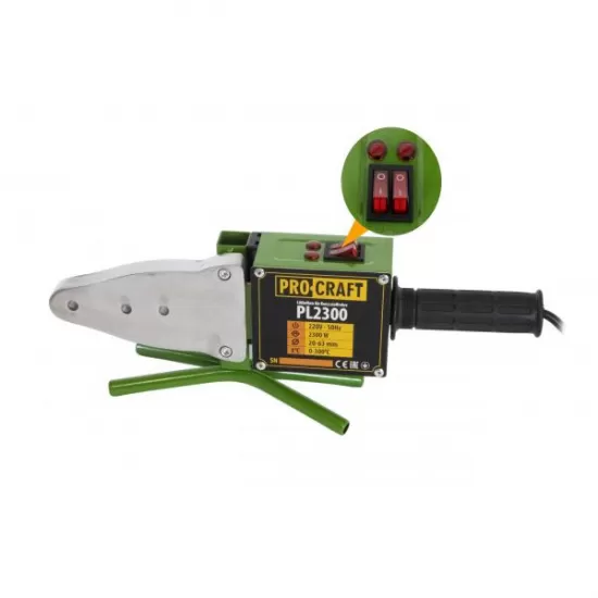 Plita Sudura PPR Procraft PL2300, 1.5 kW, max. 300 grade Celsius Plita Sudura PPR Procraft PL2300, 1.5 kW, max. 300 grade Celsius