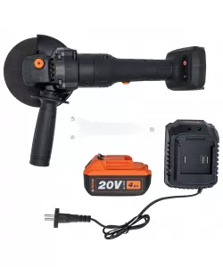 Polizor unghiular pe acumulator Stromo AGA216 4 Ah, 20 V , 7450 rot/min , Brushless Polizor unghiular pe acumulator Stromo AGA216 4 Ah, 20 V , 7450 rot/min , Brushless