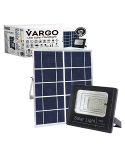 Proiector cu panou solar si telecomanda 25W 6500 K V-111874 VARGO Proiector cu panou solar si telecomanda 25W 6500 K V-111874 VARGO