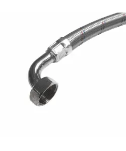 Racord flexibil 50cm cu cot pentru hidrofor, Elefant Racord flexibil 50cm cu cot pentru hidrofor, Elefant