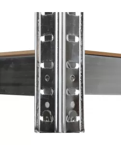 Raft Galvanizat 120Wx45Dx180Hcm pentru depozitare din otel ROTOR