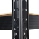 Raft Negru 90Wx45Dx180Hcm pentru depozitare din otel ROTOR
