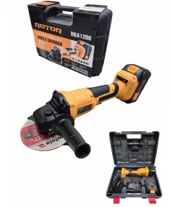 RBA1200 Polizor unghiular 1200W pe acumulator ROTOR, RBA1200 Polizor unghiular 1200W pe acumulator ROTOR,