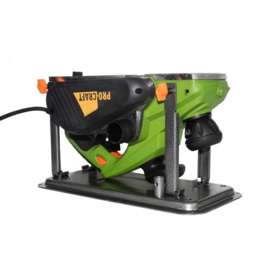 Rindea Electrica cu masa Procraft PE 2150, 1.3 kW, 16000 rpm, 2 cutite sac colectare
