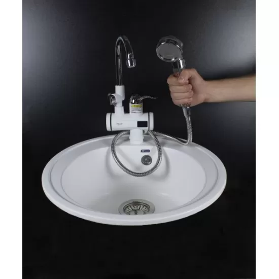 Robinet electric Aquatic Elefant SC30H35X Para dus, 3000W, Afisaj LED, Cartus ceramic, Temperatura apa 30-40 grade Robinet electric Aquatic Elefant SC30H35X Para dus, 3000W, Afisaj LED, Cartus ceramic, Temperatura apa 30-40 grade