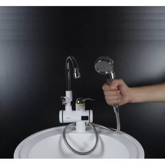 Robinet electric Aquatic Elefant SC30H35X Para dus, 3000W, Afisaj LED, Cartus ceramic, Temperatura apa 30-40 grade Robinet electric Aquatic Elefant SC30H35X Para dus, 3000W, Afisaj LED, Cartus ceramic, Temperatura apa 30-40 grade