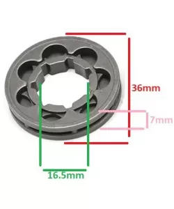 Rotita motrica 3/8-7 (MINI) PICCOLO MS, Elefant Rotita motrica 3/8-7 (MINI) PICCOLO MS, Elefant