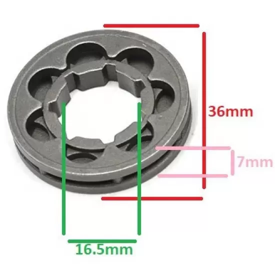 Rotita motrica 3/8-7 (MINI) PICCOLO MS, Elefant Rotita motrica 3/8-7 (MINI) PICCOLO MS, Elefant