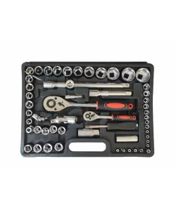 RS108 ROTOR Trusa chei tubulare 108 bucati in carcasa din plastic RS108 ROTOR Trusa chei tubulare 108 bucati in carcasa din plastic