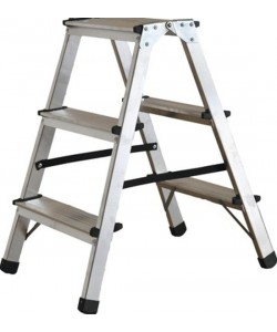 Scara cu doua trepte duble din aluminiu KMH1203