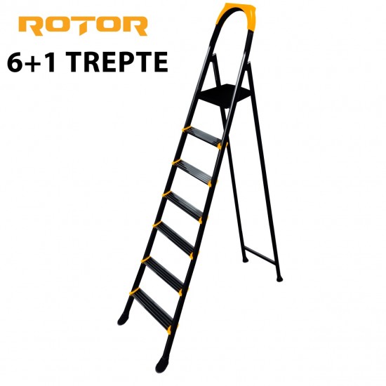 Scara Metalica Pliabila 6+1 Trepte ROTOR