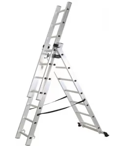 Scara multifunctionala 3x7 din aluminiu ROTOR KME307