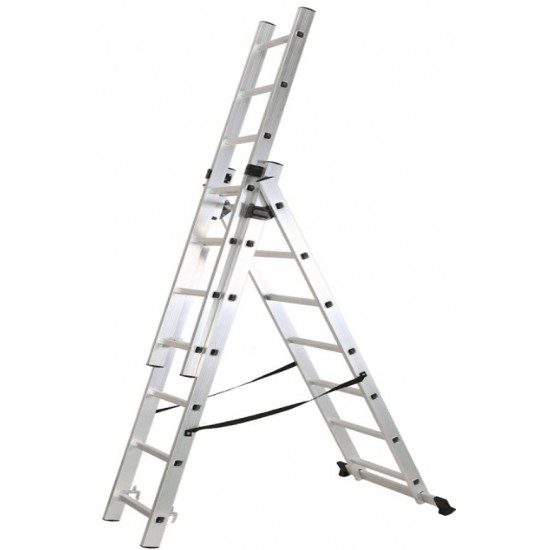 Scara multifunctionala 3x7 din aluminiu ROTOR KME307