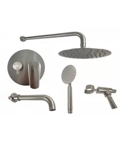 Set dus incastrabil MIXXUS BOX-009, Diametru para dus 200 mm