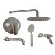 Set dus incastrabil MIXXUS BOX-009, Diametru para dus 200 mm