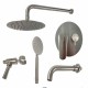 Set dus incastrabil MIXXUS BOX-009, Diametru para dus 200 mm