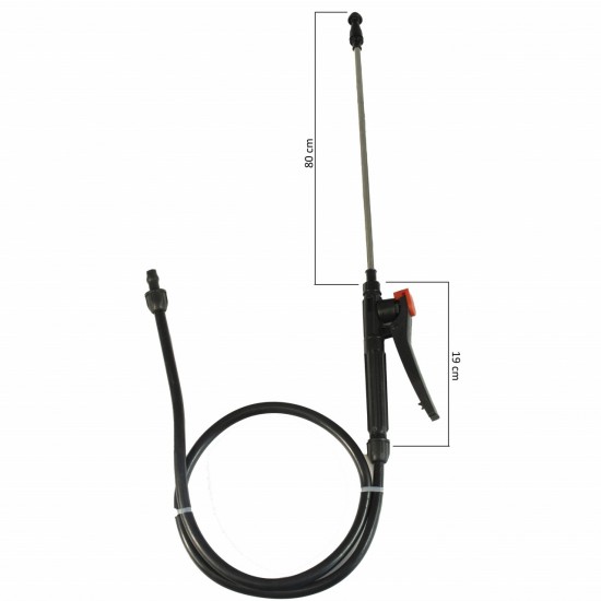 Set furtun+tija+maner 3300mm pentru pompa de stropit, Elefant