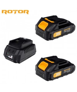 Set incarcator 20V cu acumulator 20V/2Ah RCB-20V ROTOR