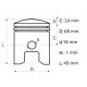 Set piston segmenti generator Honda GX160/ generator chinezesc 5.5hp, motocultor, Elefant
