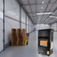 Soba pe gaz GPL pliabilă BÖHM BF-003B , 4,20 kW , 3 trepte de putere , 20-80 m² , Regulator GPL + Furtun GPL 1,5 m
