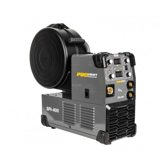 SPI-400 invertor de sudura cu sarma/ electrozi PROCRAFT INDUSTRIAL, produsul contine tv 10 lei, 26.5 kg