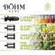 Storcător de fructe și legume cu presare la rece și răzătoare multifuncțională, 150 W,Material Fără BPA, BÖHM BM1533SM