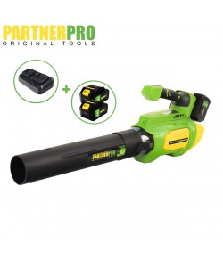 Suflanta pe acumulator PARTNERPRO PP8A519 , 2x20V 4Ah, 1 incarcator dublu, 9000-19000 RPM, 55 m/s
