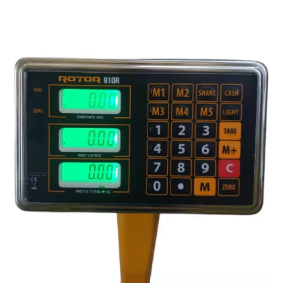 TCS-910R Cântar electric cu baterie reîncărcabilă 4V ROTOR TCS-910R Cântar electric cu baterie reîncărcabilă 4V ROTOR
