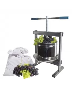 Teasc/Presa struguri Vilen Inox 10 L, cu picioare Teasc/Presa struguri Vilen Inox 10 L, cu picioare
