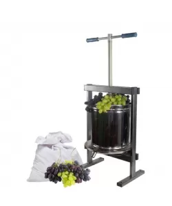 Teasc/Presa struguri Vilen Inox 15 L cu picioare, Ucraina Traditional Teasc/Presa struguri Vilen Inox 15 L cu picioare, Ucraina Traditional